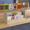 Flash Furniture Bright Beginnings Commercial Grade Modular Double Sided 2 Tier Wooden Classroom Book Display Shelf, Natural MK-KE20772-GG - alternate 8